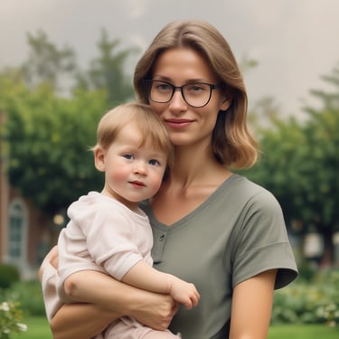 Frau hat selbstbestimmt ihr Kind geboren