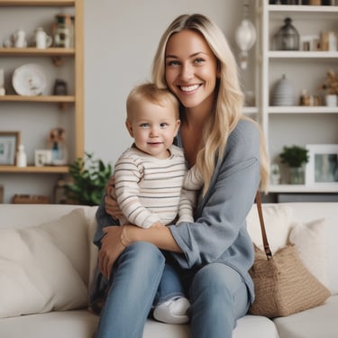 Frau hat selbstbestimmt ihr Kind geboren