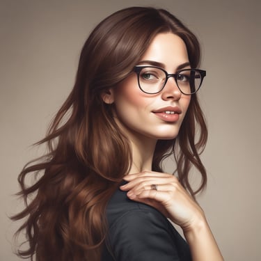 woman wearing black crew-neck shirt