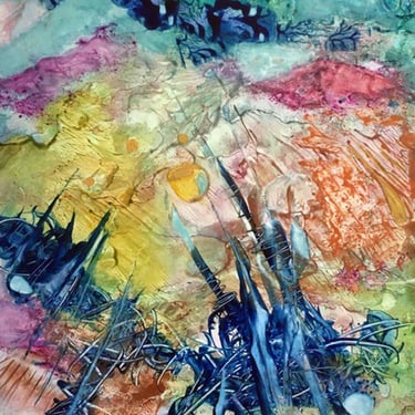 Landscape with weeds