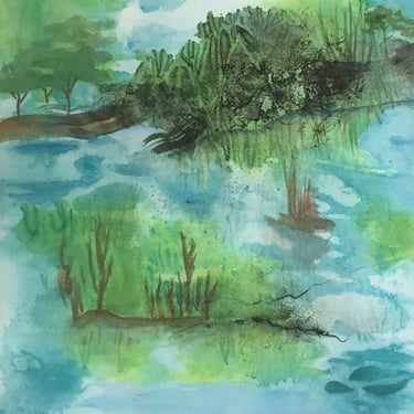 the pond