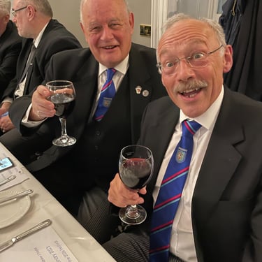 Festive board time.