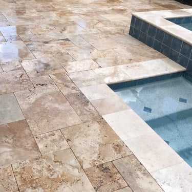 travertine patio sealing 
