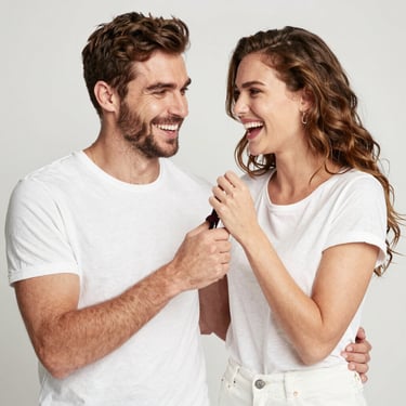 smiling man with glasses and beard portrait