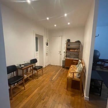 Ostéopathe cabinet Paris 13 - salle d'attente