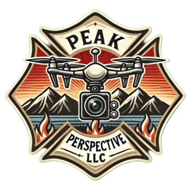 Peak Perspective LLC Logo, Drone, Travel, Photography, Websites