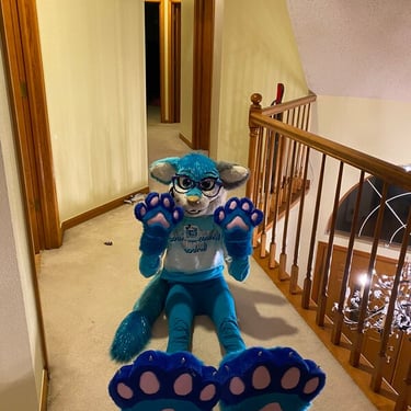 Blue feet paws from Teto Creations