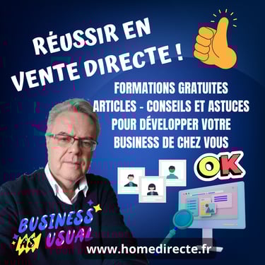 Réussir en vente directe à domicile