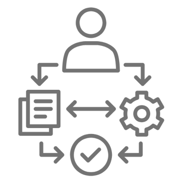 Onboarding Icon in Gray - Custom Onboarding - Personalized - RVA