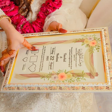 Nikkah photography and videography by Shots By A