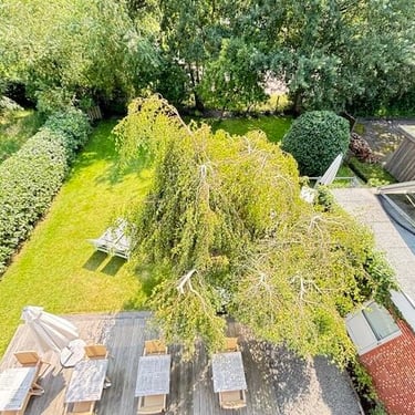 Hotel DunenNest - Blick auf die Frühstücksterrasse