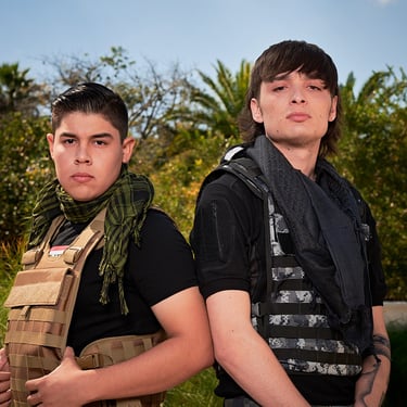 Peso Pluma and Raul Vega Portrait