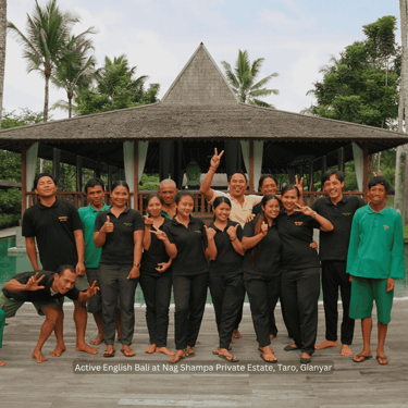 Active English Bali at Nag Shampa Private Estate, Taro, Gianyar
