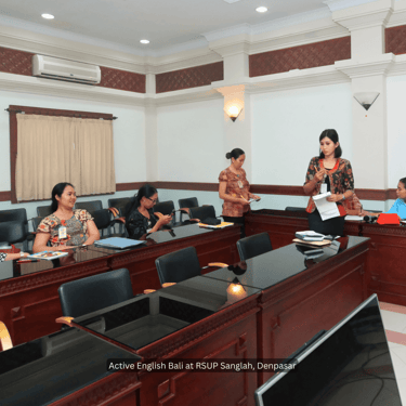 Active English Bali at RSUP Sanglah, Denpasar