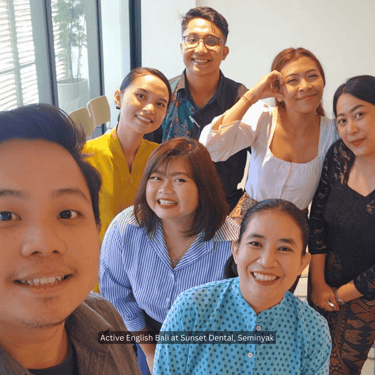 Active English Bali at Sunset Dental, Seminyak