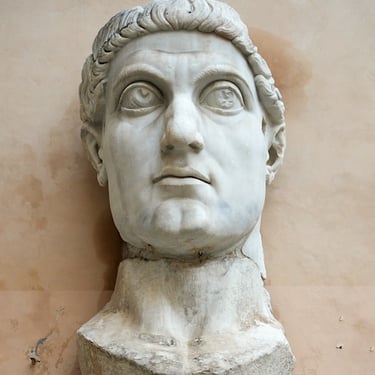 Constantine statue bust