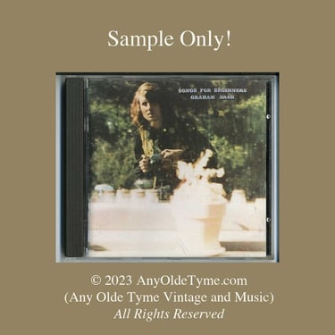Graham Nash "Song for Beginners" CD (Sample Only!)