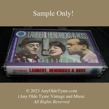 Lambert Hendricks & Ross Everybody's Boppin' Cassette (Sample Only!)