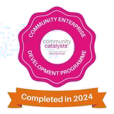 Image showing certification from Community Catalyst's Community Enterprise Development Programme