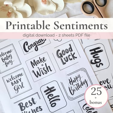 white sheet with card making sentiments