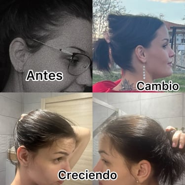 Proceso de crecimiento del cabello