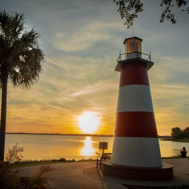 Light House at Mt Dora, central florida, historic small towns of florida