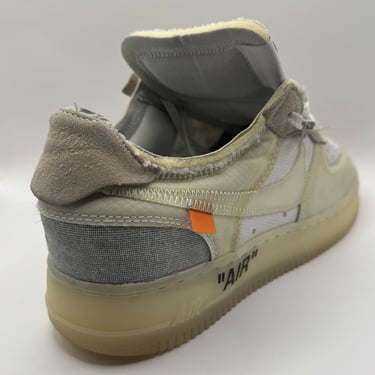 KicksReboot performed a renovation very rare Nike Air Force 1 Off-White The Ten shoes, photo taken after the process