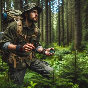 Como usar usar uma bússola