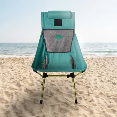 a chair on the beach