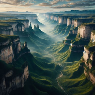 Aparados da Serra (imagem gerada através de IA)