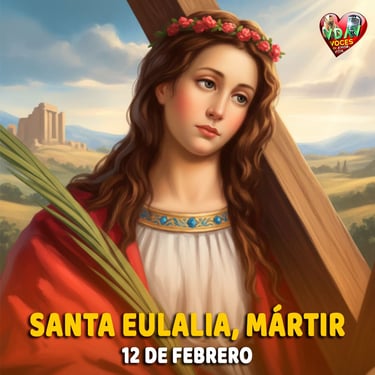 Santa Eulalia, mártir valiente y corazón fiel, intercede por nosotros.