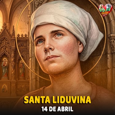 Santa Liduvina. Paciente enferma crónica (+ 1433)