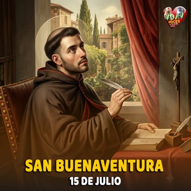 15 de julio. San Buenaventura, Religioso. Cardenal (+ 1274)