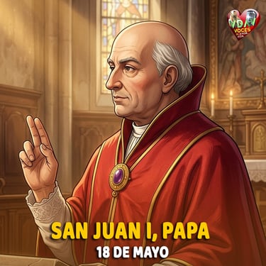 Santo de hoy 18 de mayo. San Juan I, Papa y mártir (+ 526)