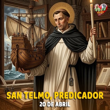20 de abril. San Telmo, Predicador (+ 1240)