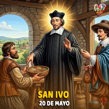 Santo de hoy 20 de mayo. San Ivo, Patrono de los abogados (+ 1303)
