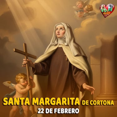 22 de febrero. Santa Margarita de Cortona (+ 1297)