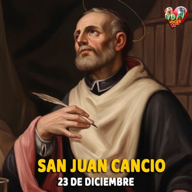 San Juan Cancio santo 23 de diciembre
