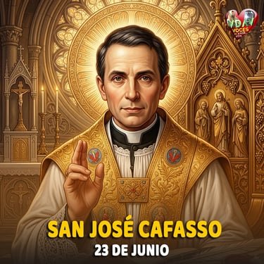 Santo de hoy 23 de junio. San José Cafasso, Confesor (+ 1860)