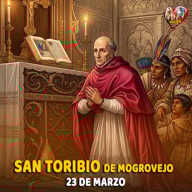 23 de marzo. Santo Toribio de Mogrovejo, Arzobispo de Lima (+ 1606)