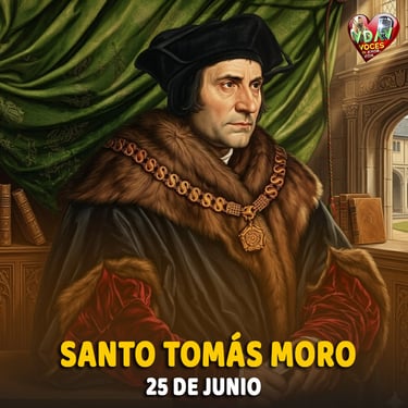 Santo de hoy 25 de junio. Santo Tomás Moro, Mártir (+ 1535)