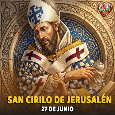 27 de junio. San Cirilo de Jerusalén, Doctor de la Iglesia (+ 386)