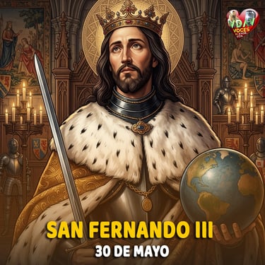 Santo de hoy 30 de mayo. San Fernando III, Rey de Castilla y de León