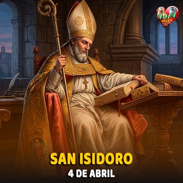 4 de abril. San Isidoro,Arzobispo de Sevilla (+ 636)