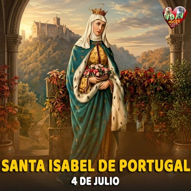 4 de julio. Santa Isabel de Portugal, Reina, madre de familia y pacificadora (+ 1336)