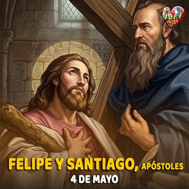 Santo de hoy 4 de mayo. Felipe y Santiago, Apóstoles