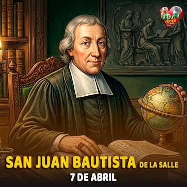 7 de abril — San Juan Bautista de la Salle: educar con fe para transformar vidas