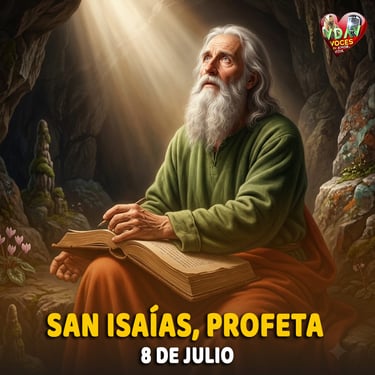 Santo de hoy 8 de julio. San Isaías, Profeta (+ 765 a.C.)