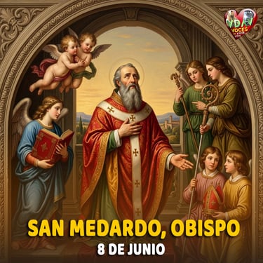 Santo de hoy 8 de junio. San Medardo, Obispo (+ 560)