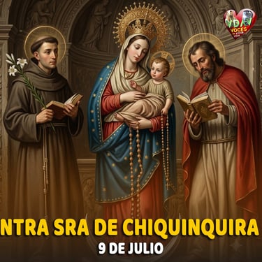Santo de hoy 9 de julio. Nuestra Señora de Chiquinquirá, Patrona de Colombia